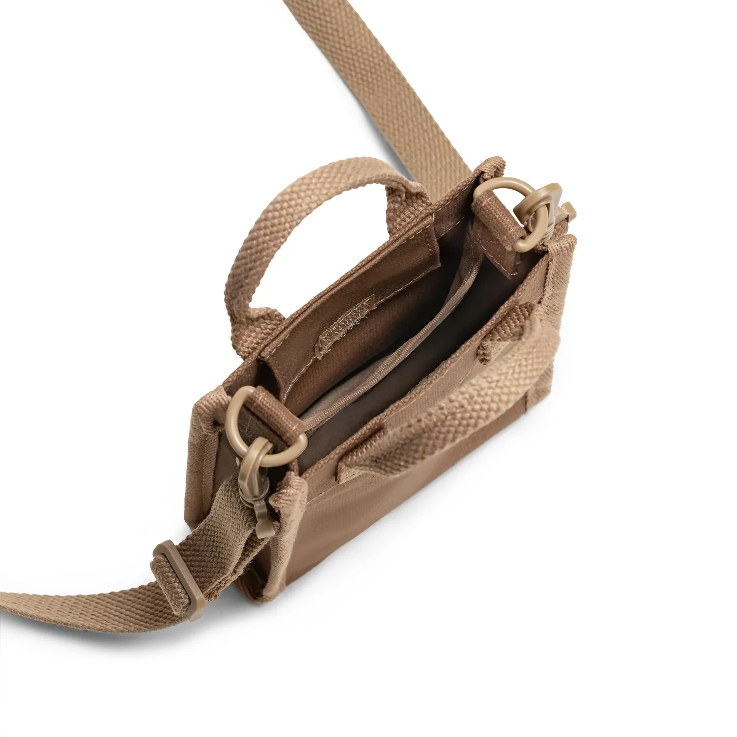 ESTOTI XS MICRO CROSSBODY BAG - MOCHA